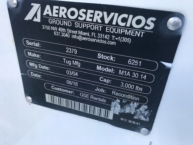 Baggage Tractor Tug M1A30-14