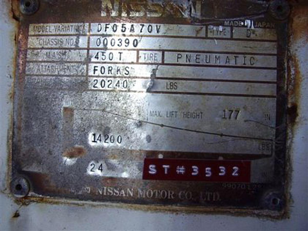 Fork lift Nissan DF05A70V