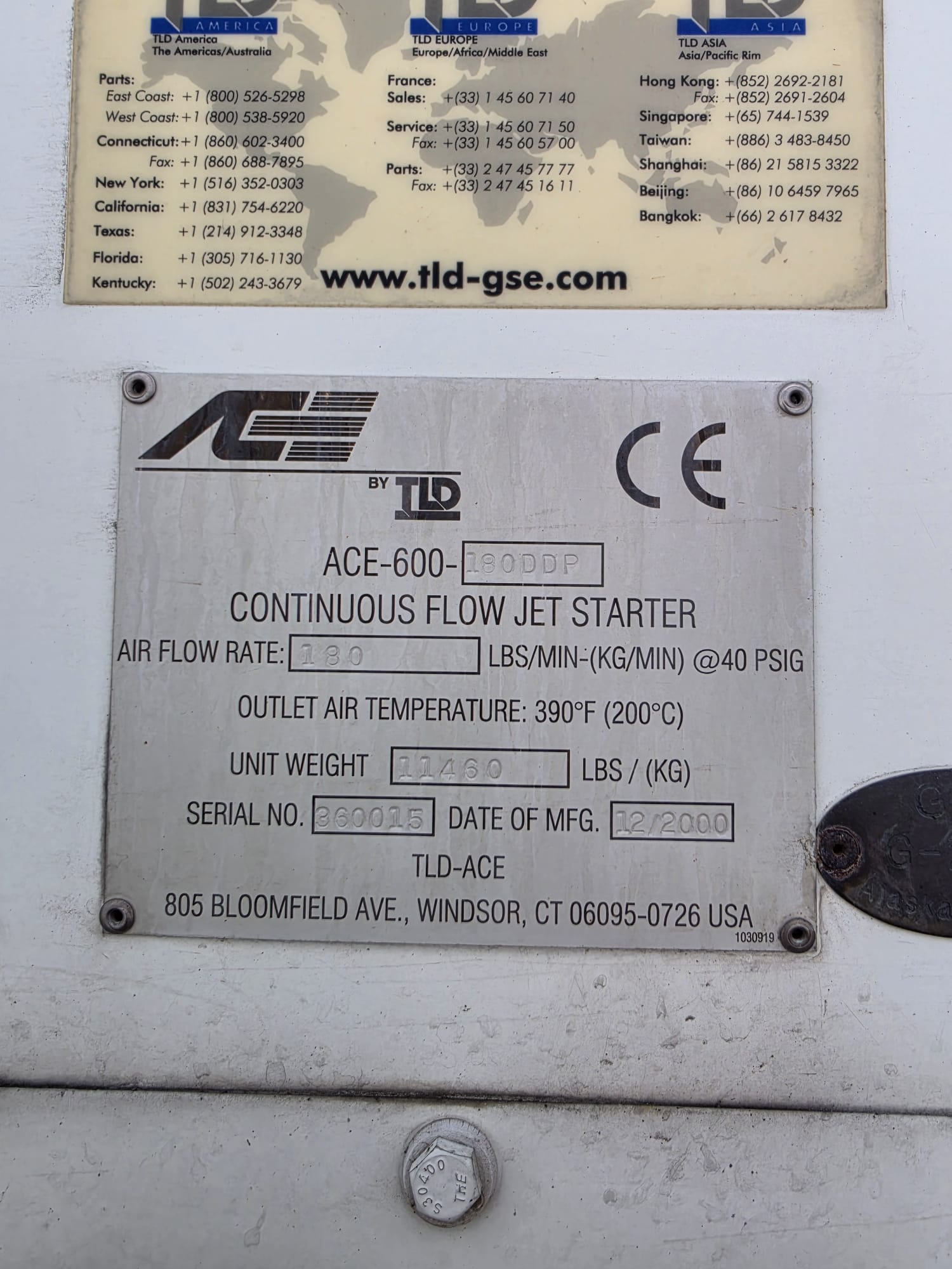 Air Start Unit TLD ACE 600-180-DDP