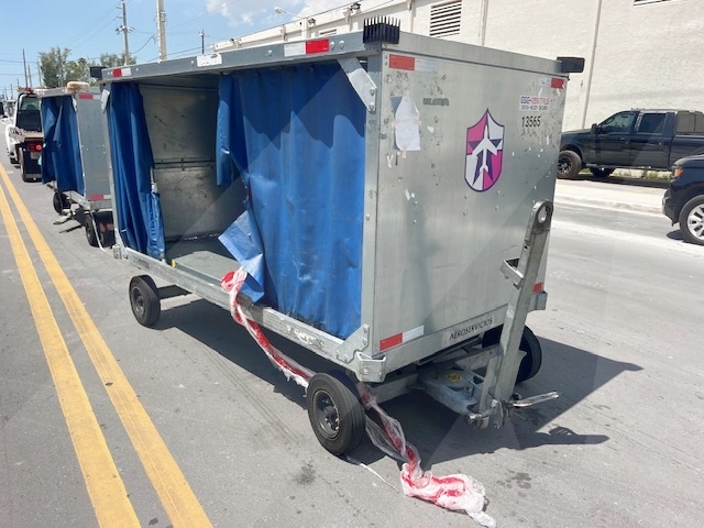 Baggage Carts Closed Iscar BCL-8 Galvanized 2023