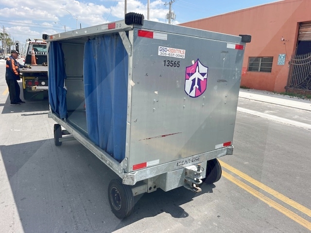 Baggage Carts Closed Iscar BCL-8 Galvanized 2023