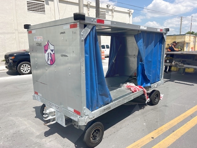 Baggage Carts Closed Iscar BCL-8 Galvanized 2023