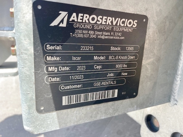 Baggage Carts Closed Iscar BCL-8 Galvanized 2023