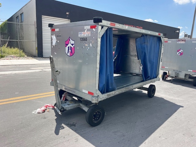 Baggage Carts Closed Iscar BCL-8 Galvanized 2023