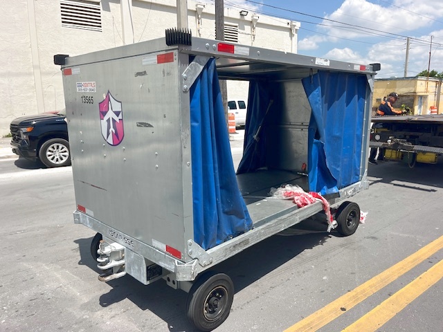 Baggage Carts Closed Iscar BCL-8 Galvanized 2023