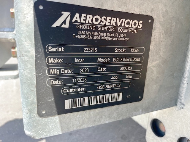 Baggage Carts Closed Iscar BCL-8 Galvanized 2023