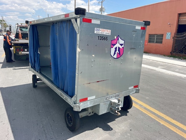 Baggage Carts Closed Iscar BCL-8 Galvanized 2023