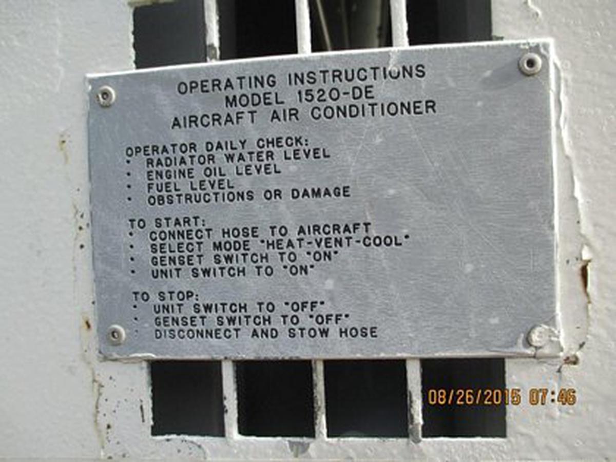 Air Conditioning Unit Air A Plane 1520DE